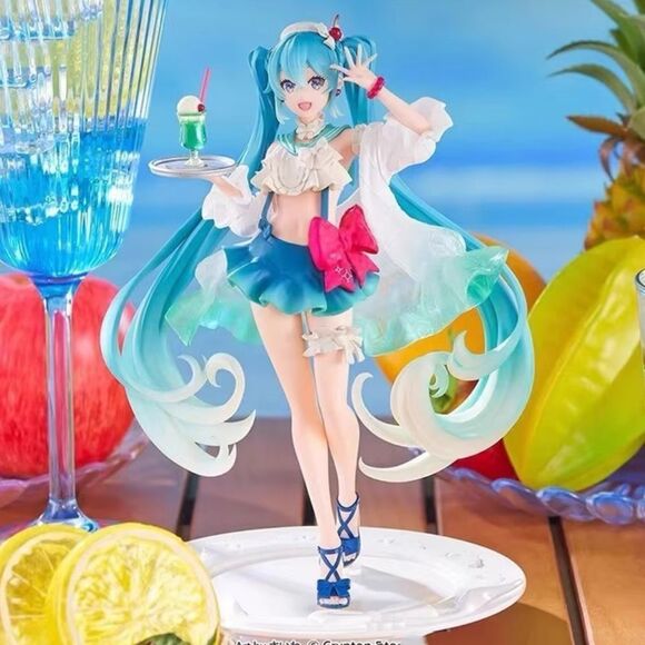 New The Hatsune Miku Summer Soda Action Figure Anime - Picture 2 of 6
